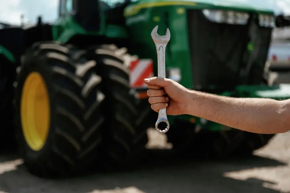 Mobile Farm Tractor Tire Repair