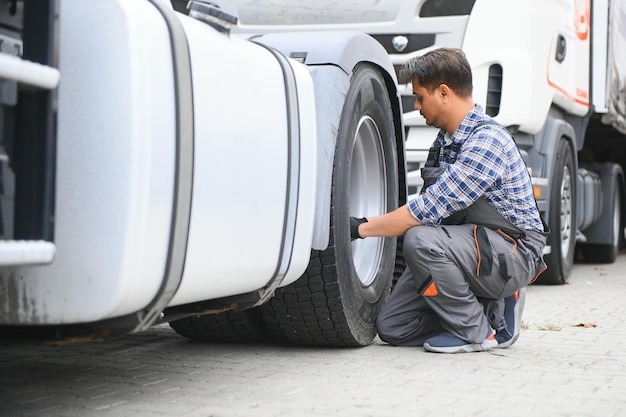 Semi Truck Tire Roadside Service